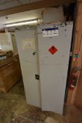 Double Door Cupboard and Contents, including mainly adhesives and cleaners (all contents must be