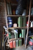 Mainly Fuel Cans and Residual Equipment, on one bay of rack