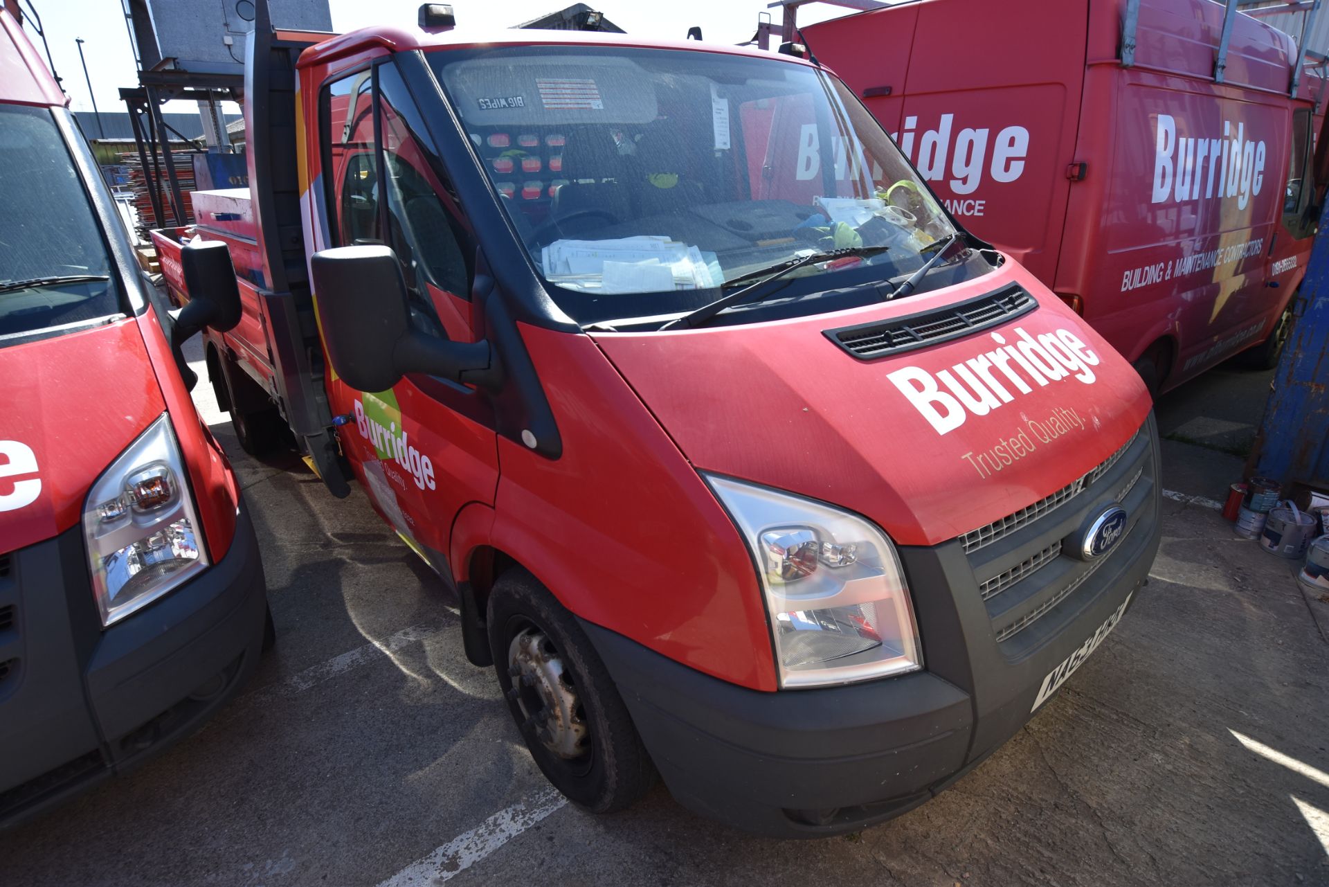 Ford 100T350 MWB TDCi DROPSIDE FLAT, reg no. NA63 HRR, date first registered 29/11/03, tested to