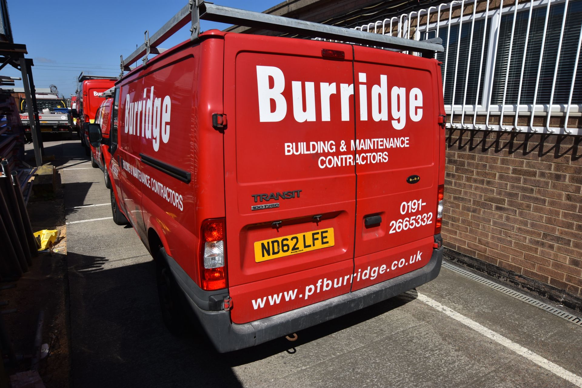 Ford TRANSIT 100T 280 FWD SWB LOW ROOF PANEL VAN, reg no. ND62 LFE, date first registered 25/02/ - Image 3 of 4