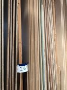 Assorted Mainly Plywood and MDF Timber Sheets, in stock rack