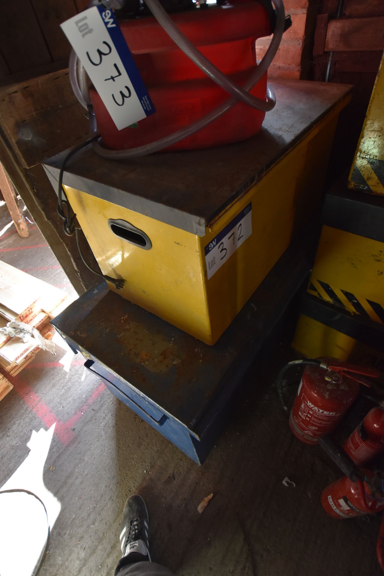 Two Tool Chests (some may be locked), no keys