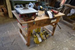 Timber Bench, excluding lotted contents