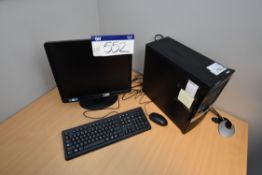 HP Pro 3125MT Computer (hard disc formatted), with flat screen monitor, keyboard and mouse