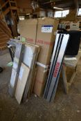 Assorted Panels and Equipment, as set out, including floor laminate