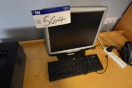 Flat Screen Monitor and keyboard