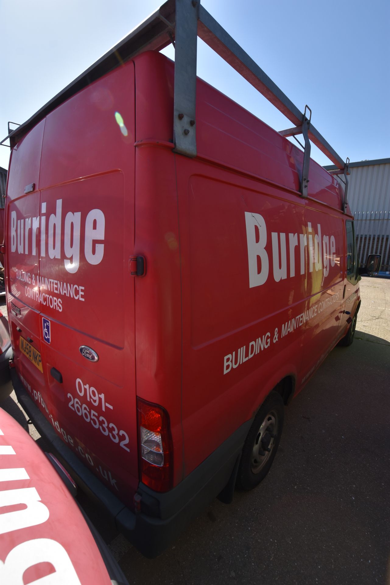 Ford TRANSIT 85T280 FWD SWB TDCi MEDIUM ROOF PANEL VAN, reg no. NJ58 NKP, date first registered 16/ - Image 3 of 6