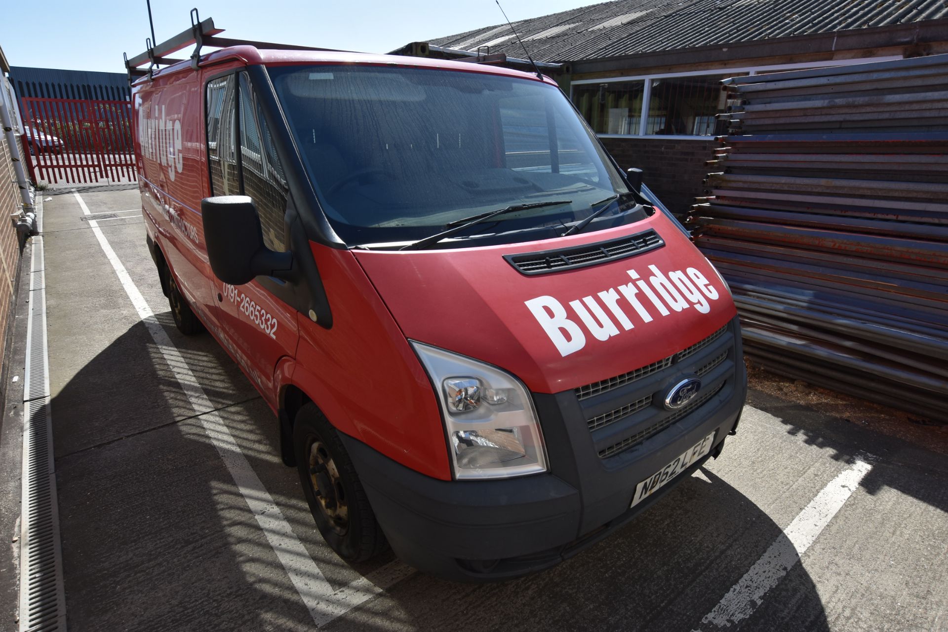 Ford TRANSIT 100T 280 FWD SWB LOW ROOF PANEL VAN, reg no. ND62 LFE, date first registered 25/02/