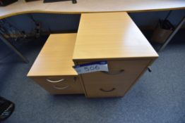 Multi Drawer Pedestal and two drawer filing cabinet