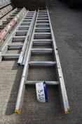 Double Alloy Extension Ladder