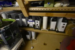 Residual unlotted loose contents of upstairs store including electric convector heaters, fan