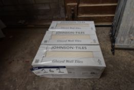 Three boxes Johnson Glazed Wall Tiles