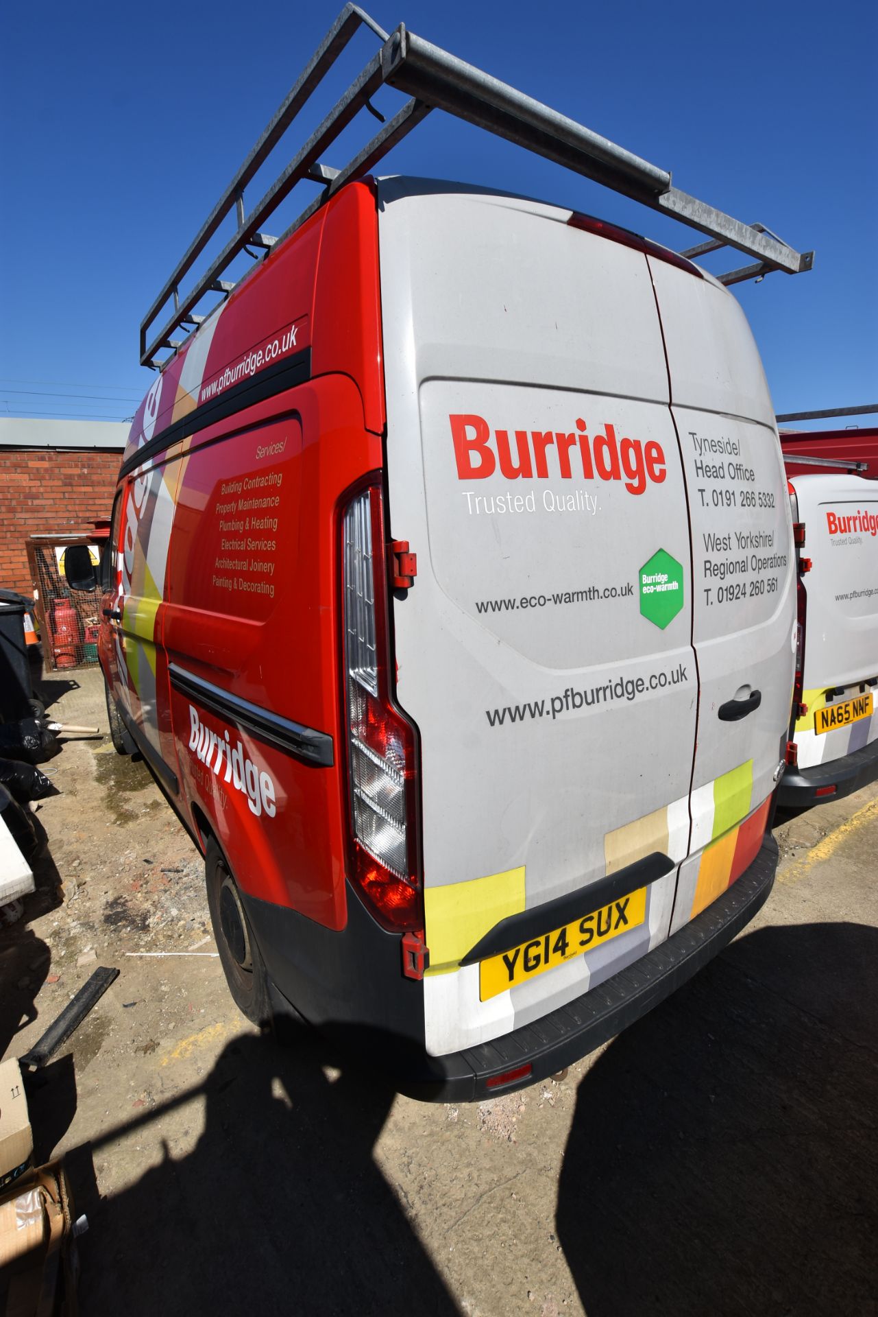 Ford TRANSIT 290 L1 FWD 2.2 TDCi 100ps LOW ROOF PANEL VAN, reg no. YG14 SUX, date first registered - Image 2 of 6