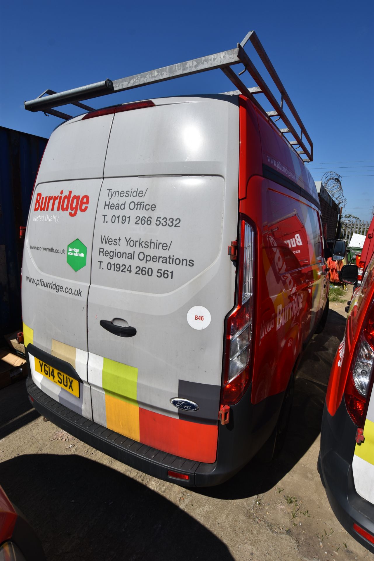 Ford TRANSIT 290 L1 FWD 2.2 TDCi 100ps LOW ROOF PANEL VAN, reg no. YG14 SUX, date first registered - Image 3 of 6