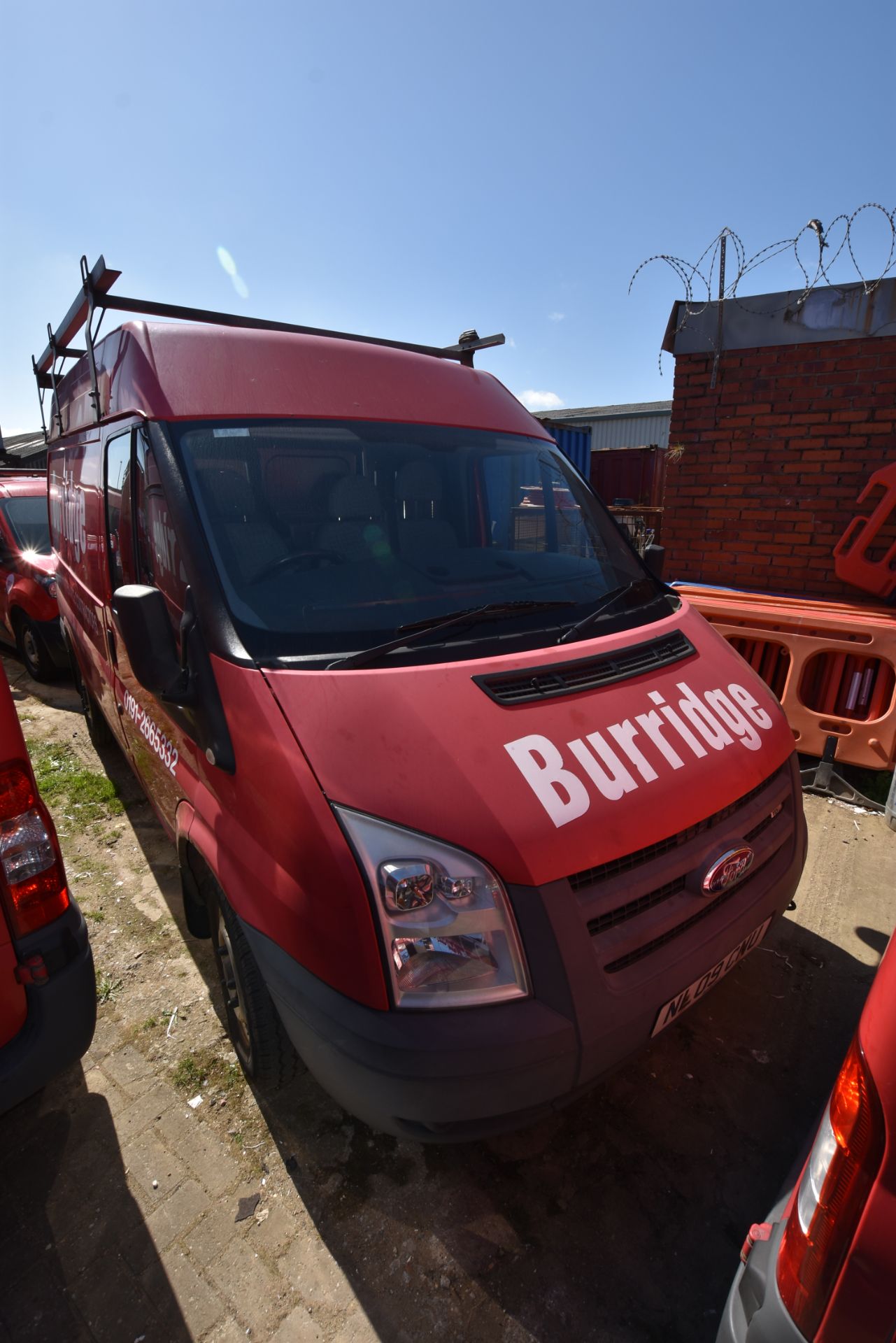 Ford TRANSIT 85T280S FWD TDCi MEDIUM ROOF PANEL VAN, reg no. NL09 CNU, date first registered 01/03/ - Image 3 of 7