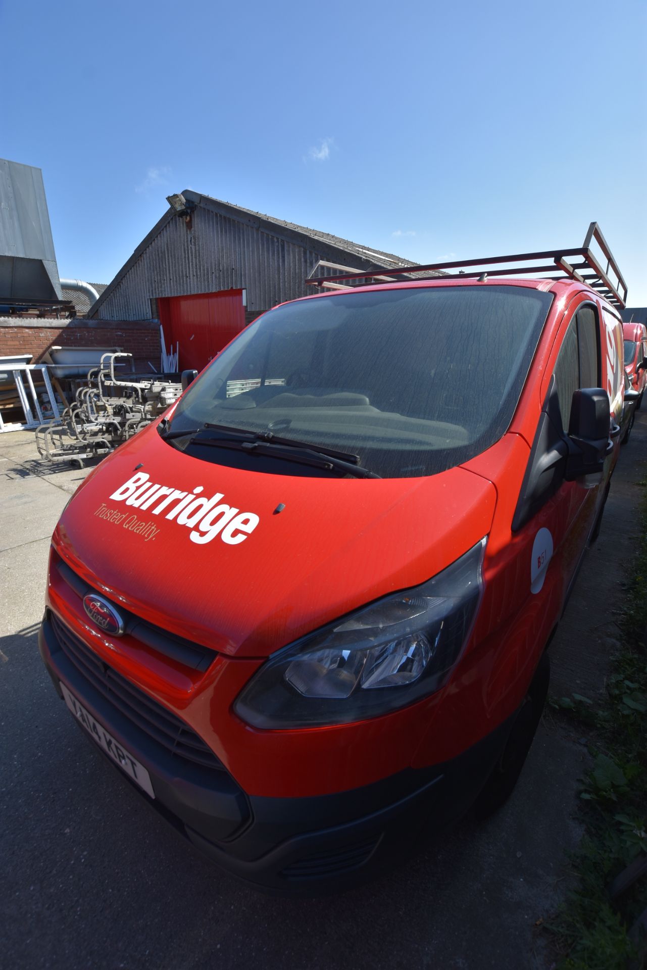 Ford TRANSIT CUSTOM 290 L1 2.2 TDCi 100ps LOW ROOF PANEL VAN, reg no. YA14 KPT, date first - Image 2 of 8