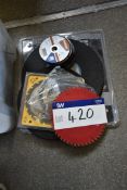 Abrasive Discs and Circular Saw Discs, as set out