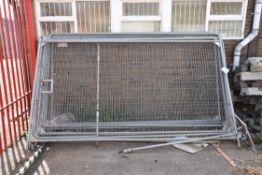 Approx. Nine Wire Mesh Fencing Panels