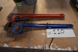 Two Adjustable Wrenches