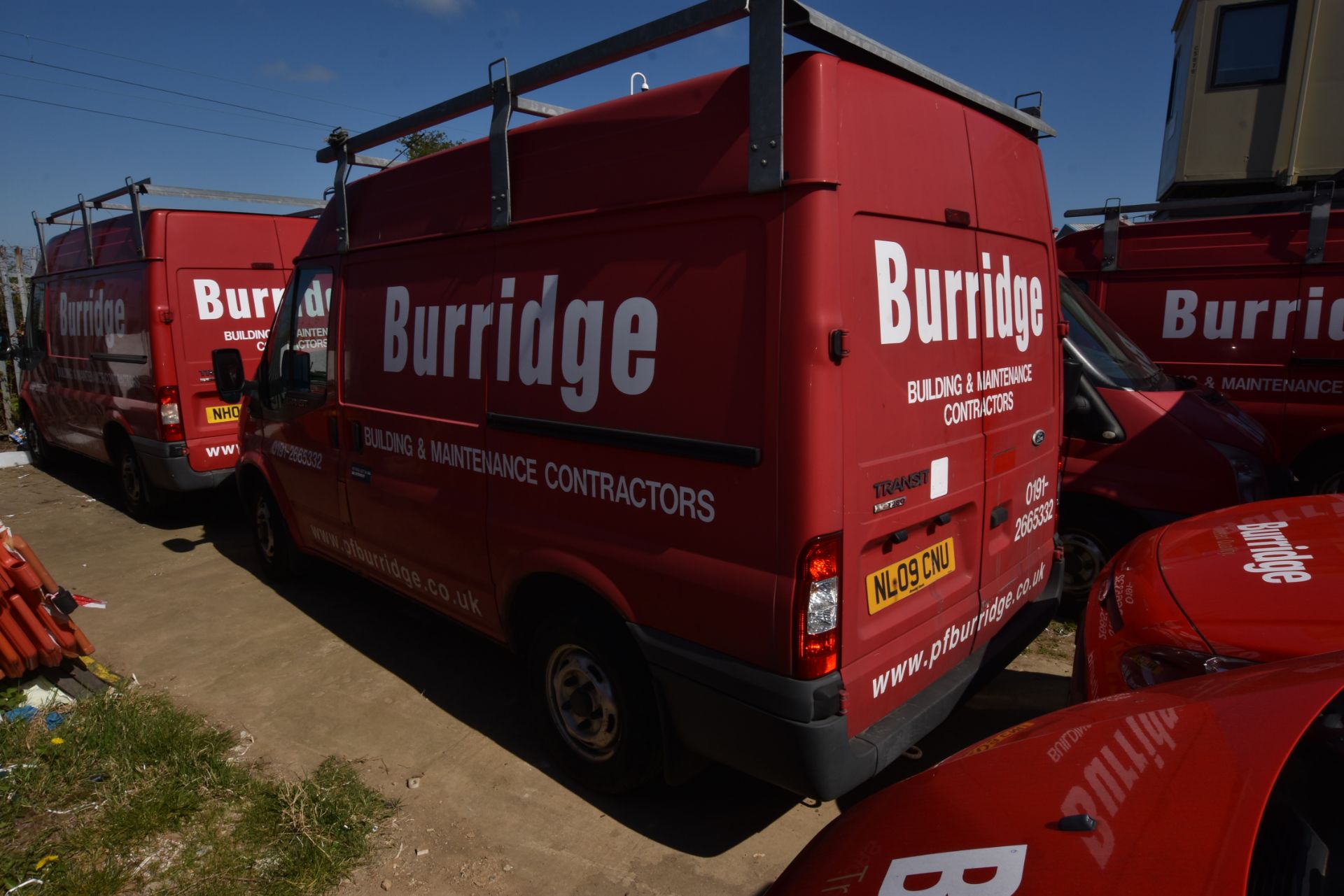 Ford TRANSIT 85T280S FWD TDCi MEDIUM ROOF PANEL VAN, reg no. NL09 CNU, date first registered 01/03/ - Image 2 of 7