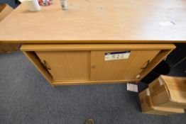 Double Sliding Door Cupboard, reserve removal until contents cleared