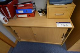 Double Sliding Door Cupboard, with single drawer cabinet, reserve removal until contents cleared