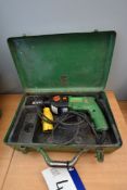 Hitachi DV20T Portable Electric Drill, 110V in steel case