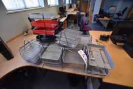 Filing Trays as set out