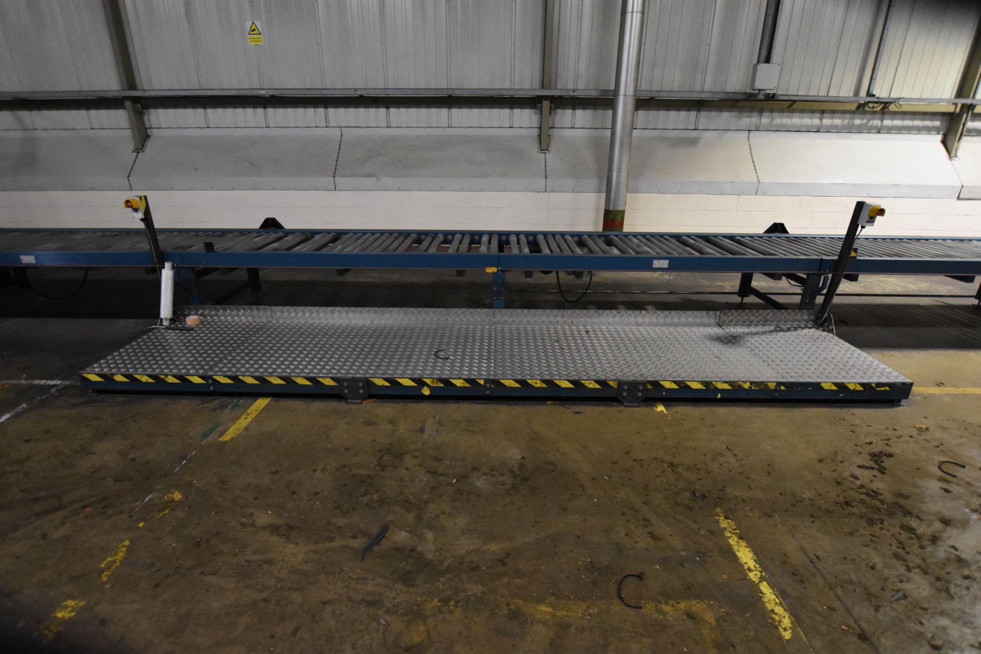 Bankside POWERED ROLLER CONVEYOR, approx. 27m long - Image 9 of 9