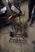 Oxyacetylene Cutting Torch, Hoses & Bottle Trolley