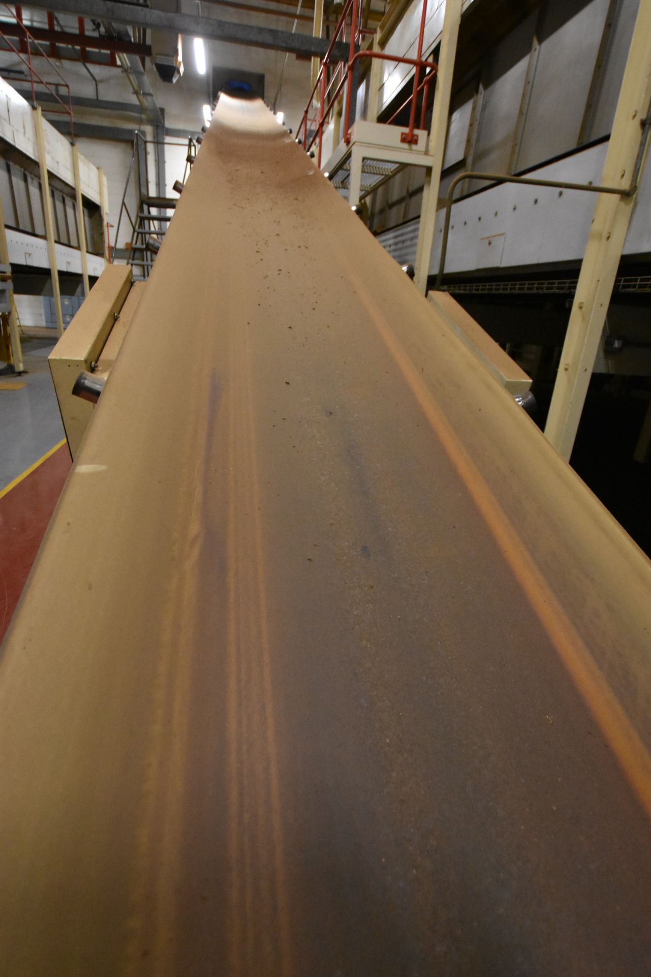 Approx. 1m Wide Inclined Trough Belt Conveyor, app - Image 2 of 2