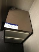 Steel Two Drawer Filing Cabinet (with key)