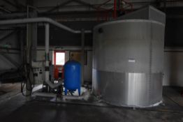 Treated Water Tank, approx. 3m dia. x 3m deep, wit