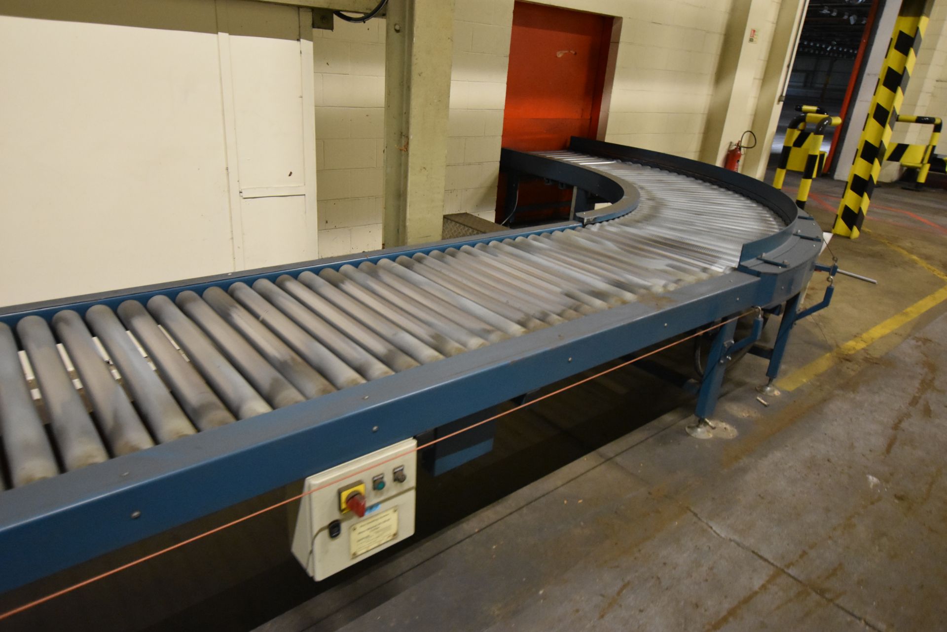 Bankside POWERED ROLLER CONVEYOR, approx. 45m long - Image 9 of 10