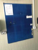 Felt Notice Board, approx. 600mm x 900mm & Dry Wip