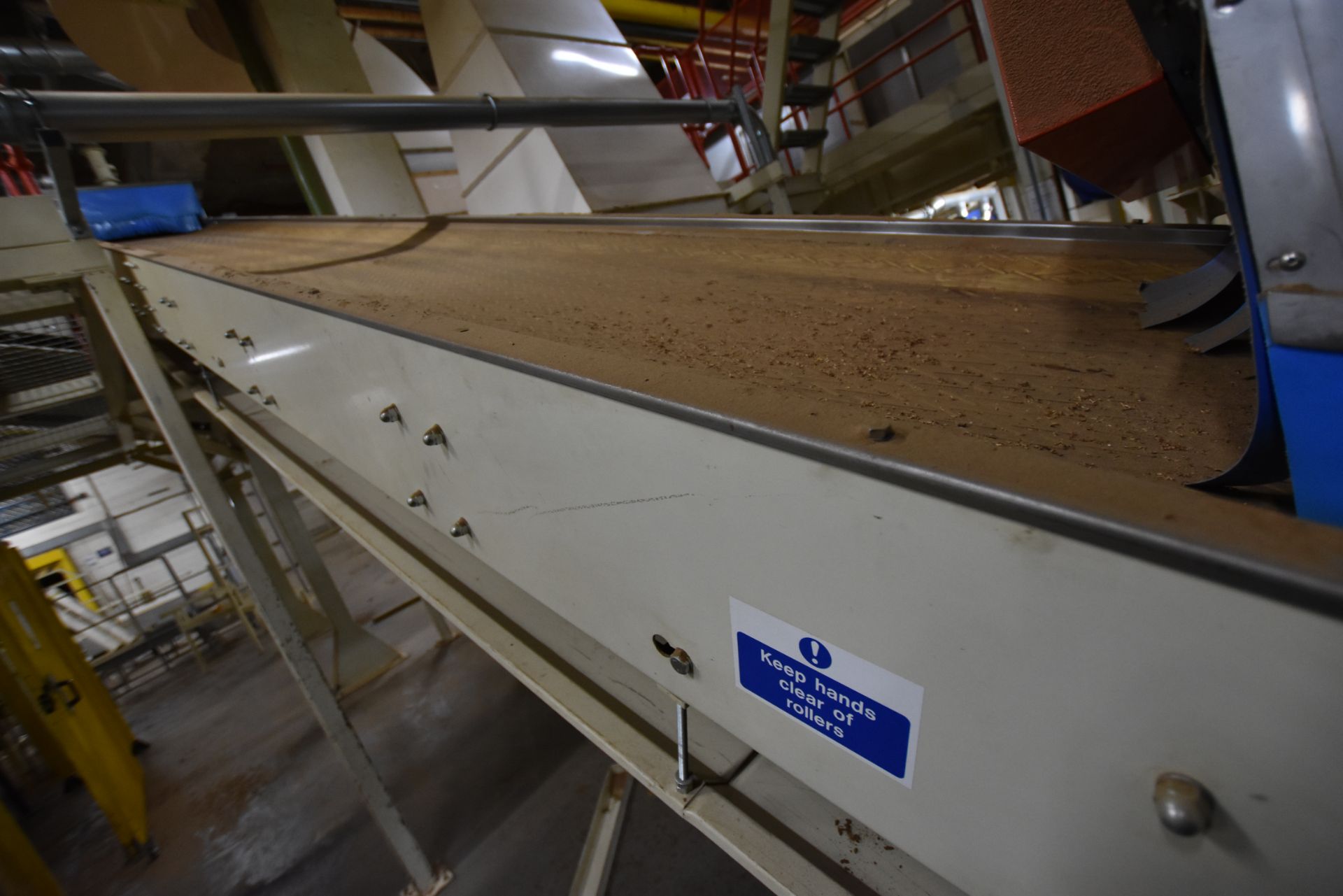 Approx. 800mm Wide Inclined Belt Conveyor, approx. - Image 3 of 3