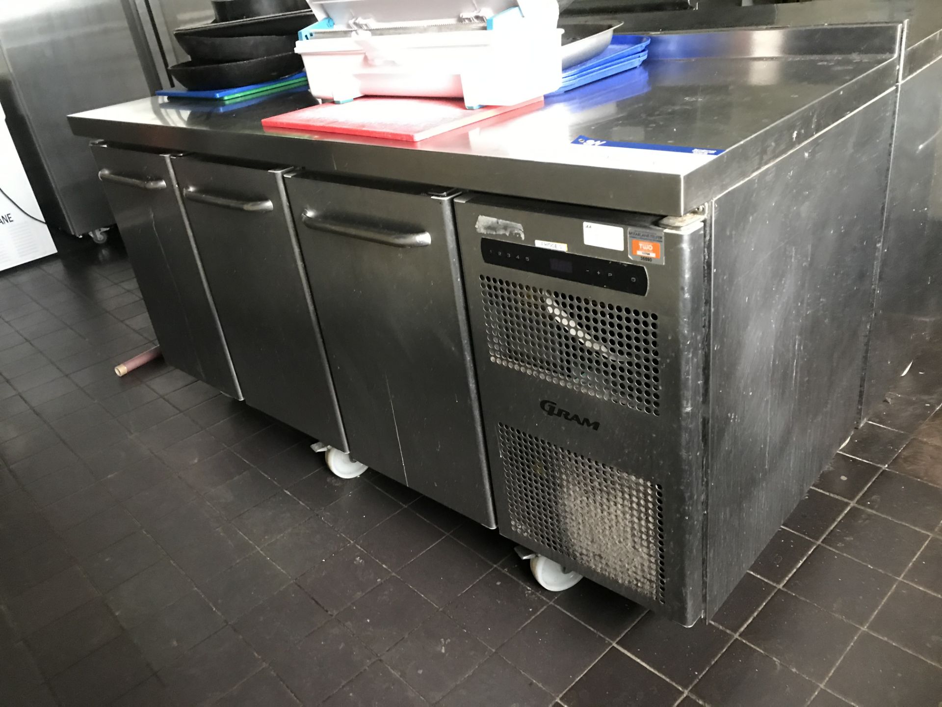 Gram Stainless Steel Triple Compartment Refrigerat - Image 2 of 2