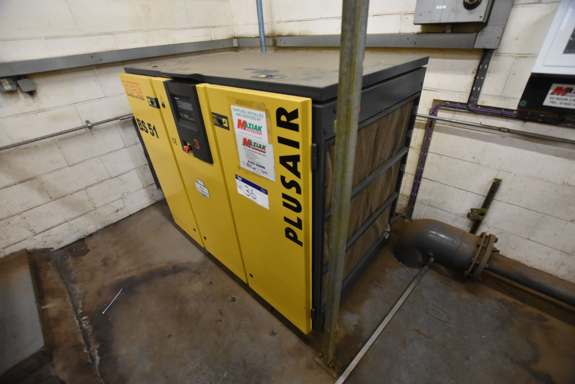 HPC BS51 Package Air Compressor, serial no. 1007 - Image 2 of 3