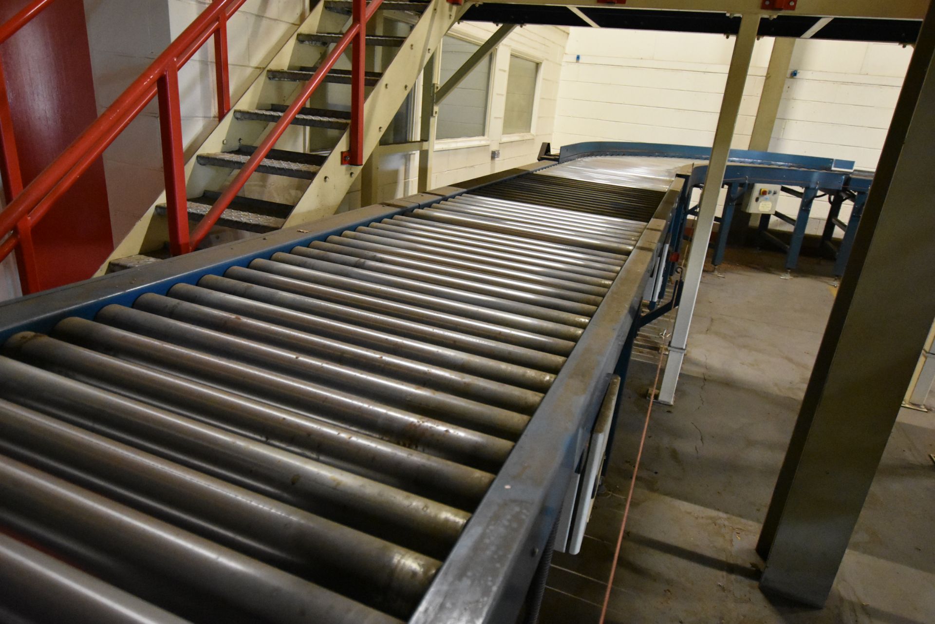 Bankside POWERED ROLLER CONVEYOR, approx. 45m long - Image 2 of 10