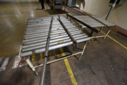 Two Gravity Roller Conveyors, each approx. 1160mm