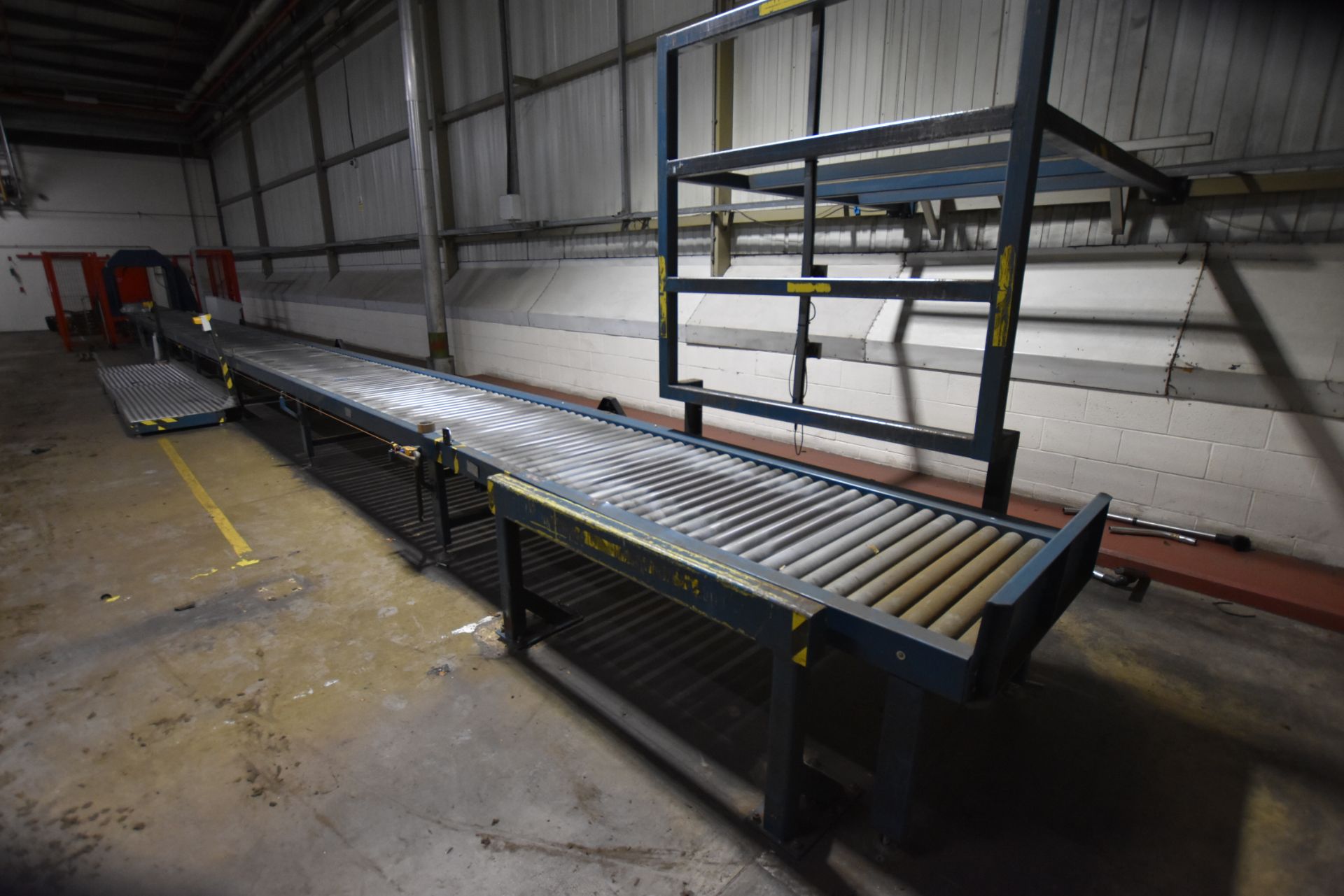 Bankside POWERED ROLLER CONVEYOR, approx. 27m long - Image 2 of 9