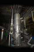 STAINLESS STEEL CONDENSER VESSEL, approx. 1.1m dia