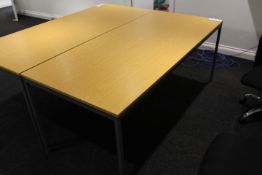 Steel Framed Table 1.8m wide