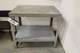 Steel Framed Bench, 1.03m x 730mm