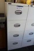 Silverline Four Drawer Filing Cabinet