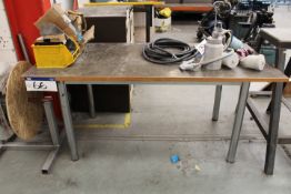 Steel Framed Table, 1.73m wide