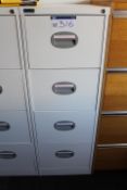 Silverline Four Drawer Filing Cabinet