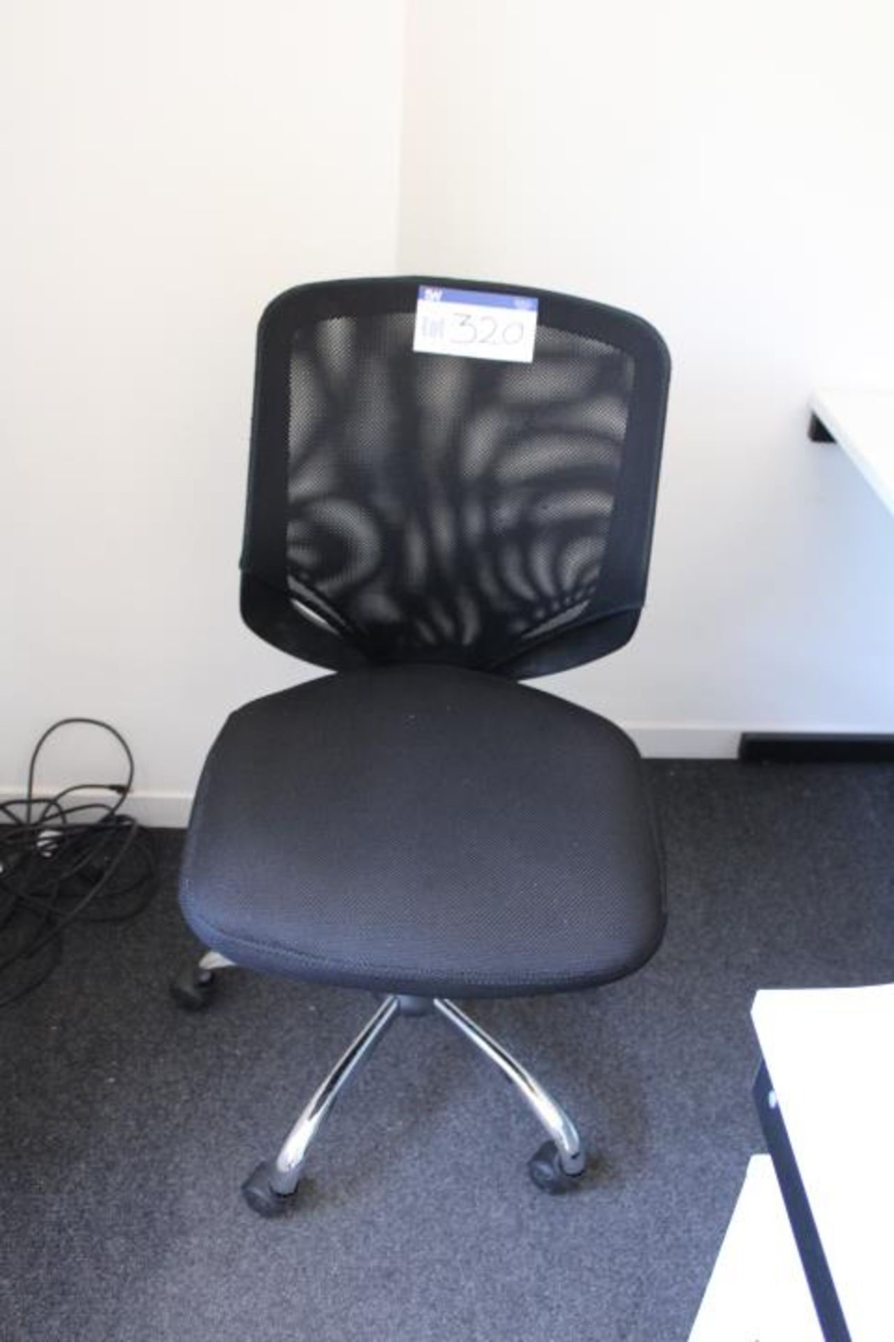 Mesh Fabric Upholstered Operators Chair