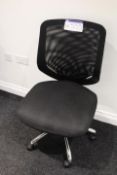 Mesh Fabric Upholstered Operators Chair