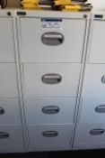 Silverline Four Drawer Filing Cabinet